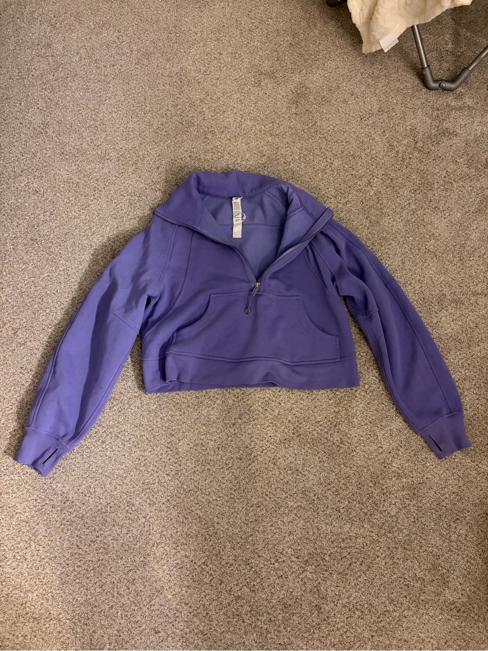 Lululemon Scuba Half-Zip Pullover in Lavender